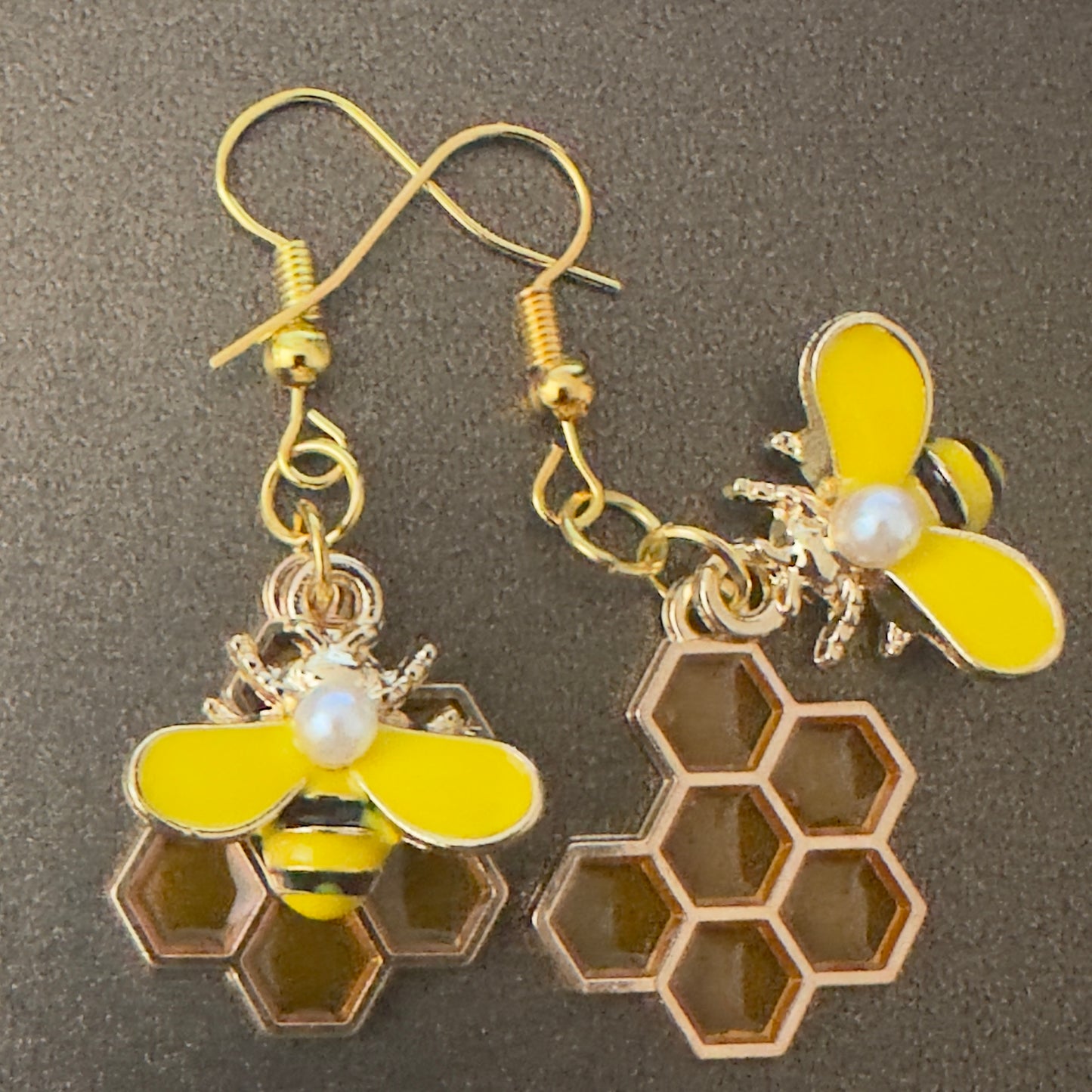 Bee Charm Earrings
