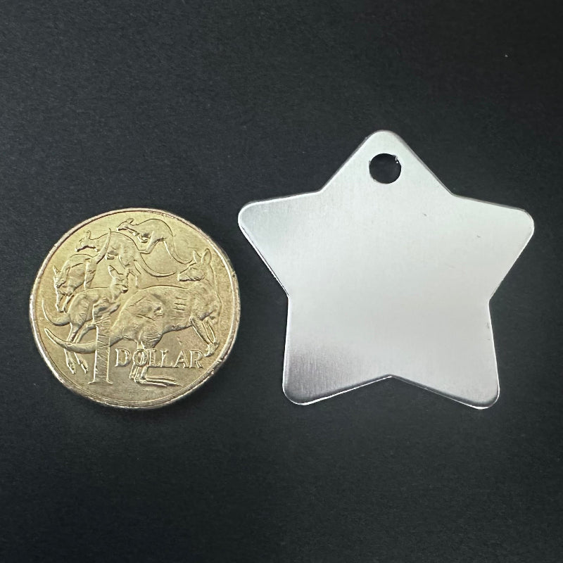 Star Shaped I.D. Tag