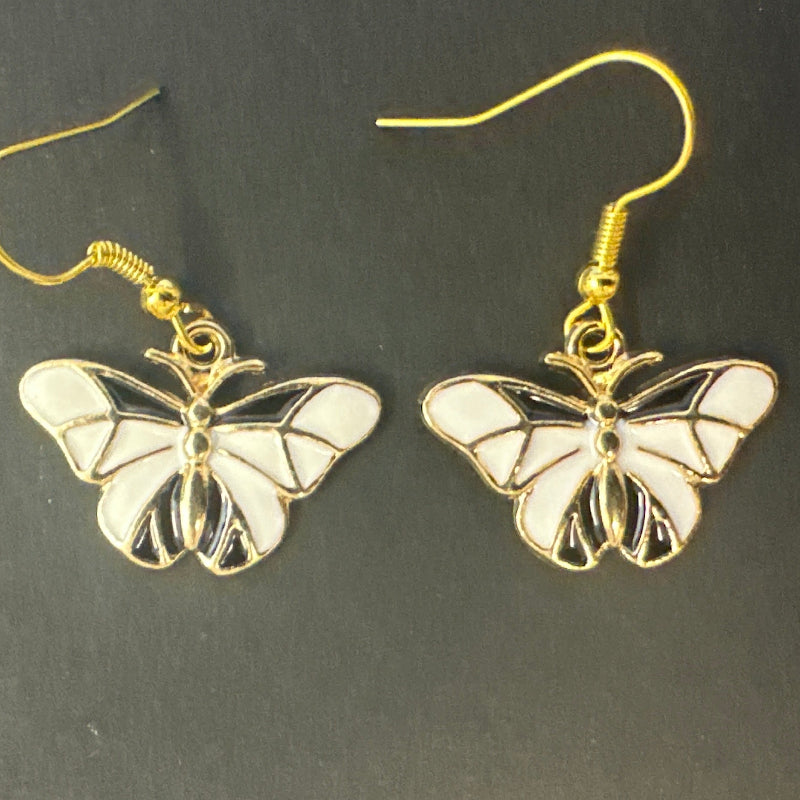 Butterfly Charm Earrings