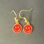 Smiley Face Charm Earrings