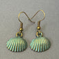 Ocean Earrings - Antique Teal Patina