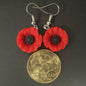 Poppy Flower Earrings