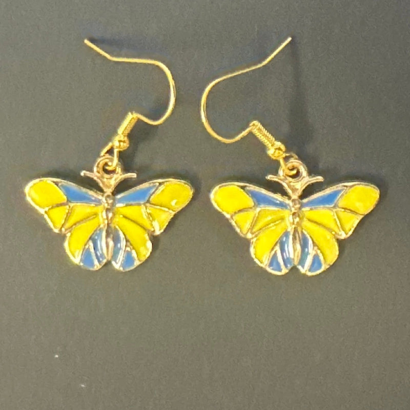 Butterfly Charm Earrings