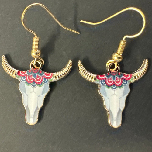 Scull Charm Earrings