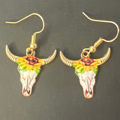 Scull Charm Earrings