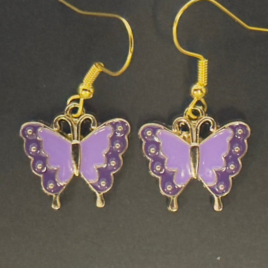 Butterfly Charm Earrings