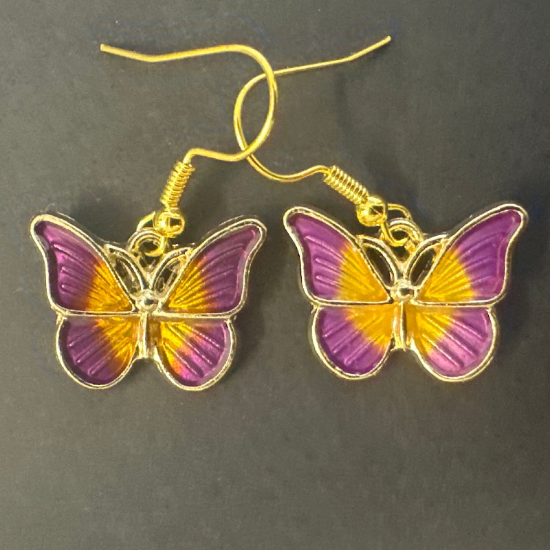 Butterfly Charm Earrings