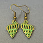 Ocean Earrings - Antique Green Patina
