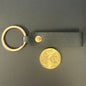 Keychain with black strap