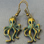 Ocean Earrings - Antique Teal Patina