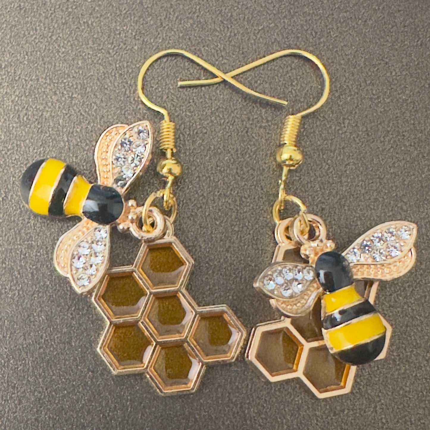 Bee Charm Earrings