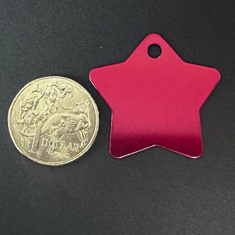 Star Shaped I.D. Tag
