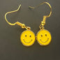 Smiley Face Charm Earrings