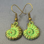 Ocean Earrings - Antique Green Patina