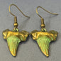 Ocean Earrings - Antique Green Patina