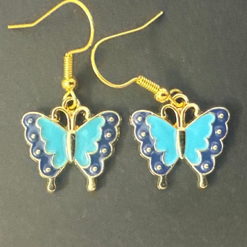 Butterfly Charm Earrings