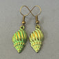 Ocean Earrings - Antique Green Patina