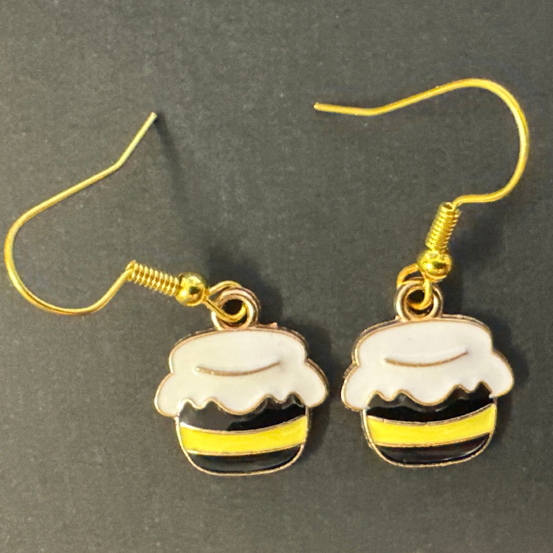 Bee Charm Earrings
