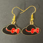 Hat Earrings