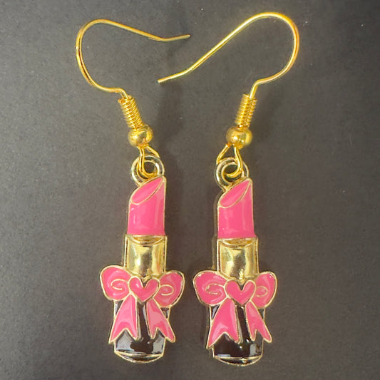 Lipstick Earrings