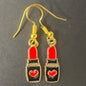 Lipstick Earrings