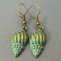 Ocean Earrings - Antique Teal Patina
