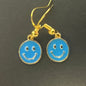 Smiley Face Charm Earrings