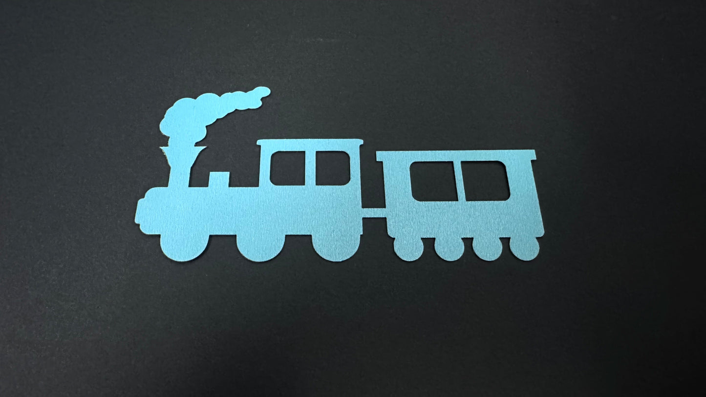 Train Designs for Scrapbooking