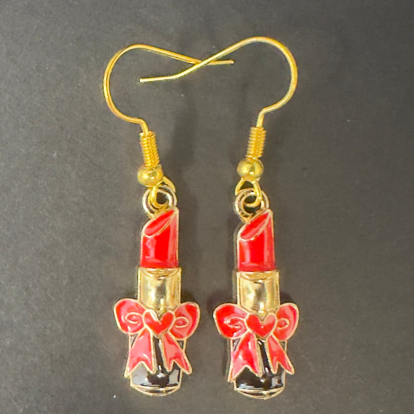 Lipstick Earrings