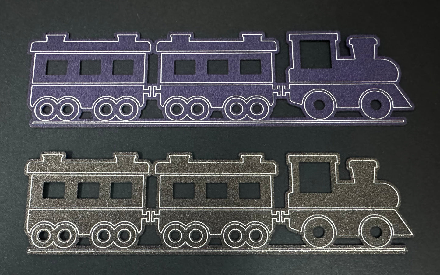 Train Designs for Scrapbooking
