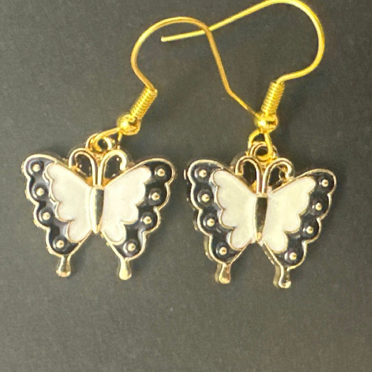Butterfly Charm Earrings