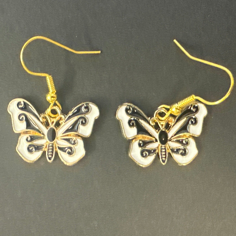 Butterfly Charm Earrings