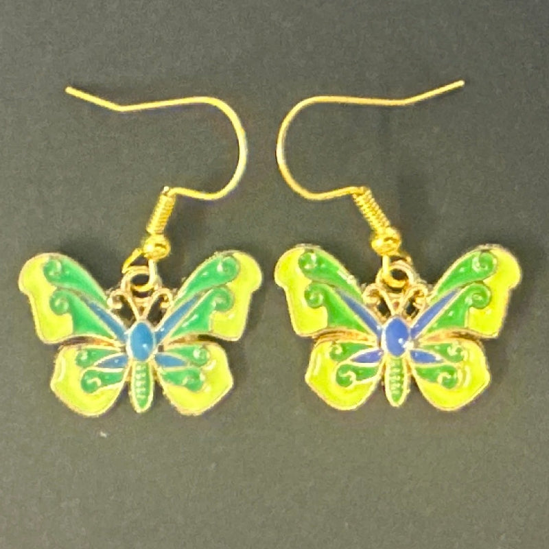 Butterfly Charm Earrings