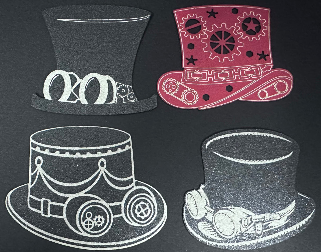 Steampunk Hats - 4 pack