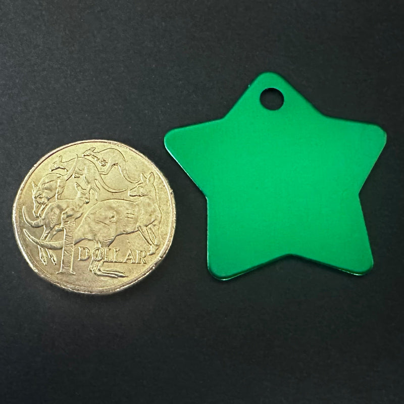 Star Shaped I.D. Tag