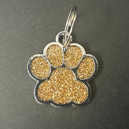 Paw Shaped Dog Tag - 25mm