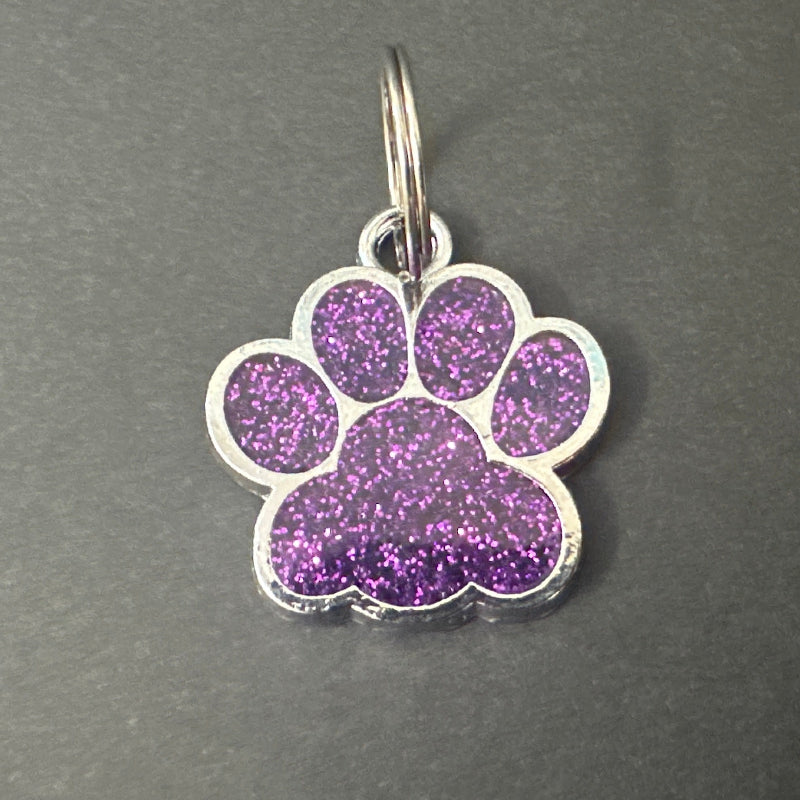 Paw Shaped Dog Tag - 25mm