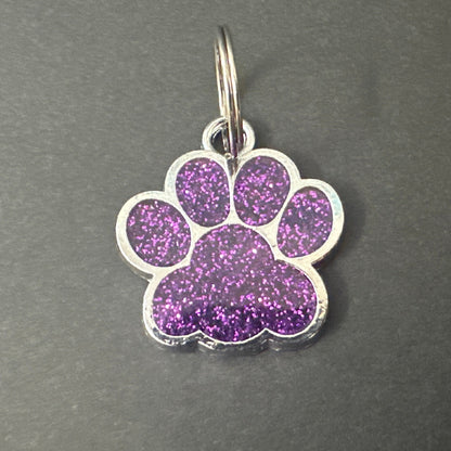 Paw Shaped Dog Tag - 25mm